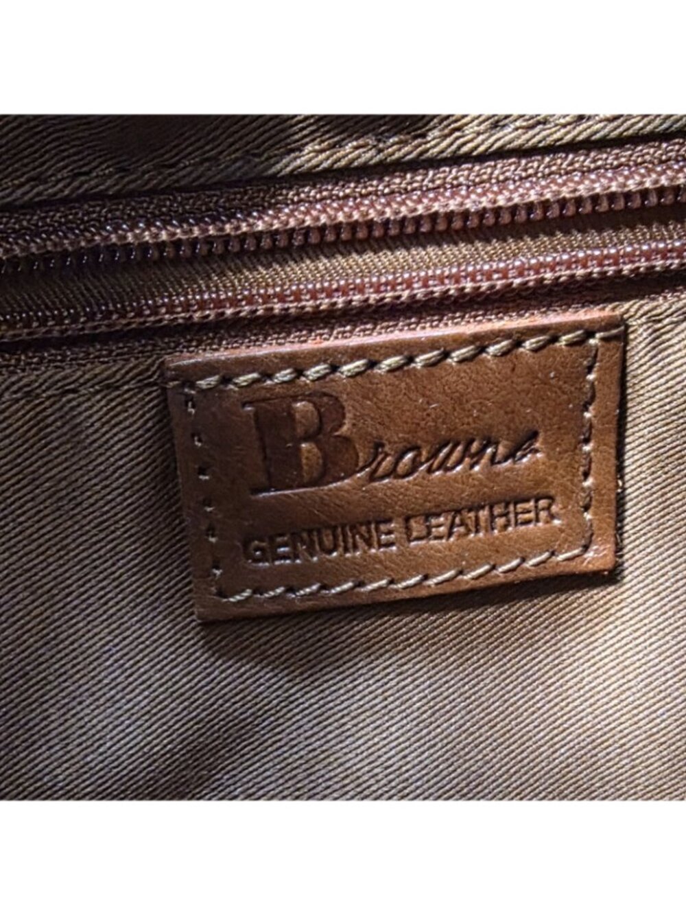 Browns Genuine Leather Hobo Shoulder Bag Cognac Brown Y2K Western Boho Pockets - Picture 3 of 16